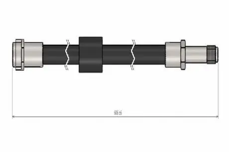 Шланг тормозной передний MB Sprinter, Vito (06-) Cavo C900673A