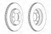 Гальмівний диск передній Audi 80 / Seat Cordoba, Ibiza, Toledo / VW Golf, Jetta, Passat CHAMPION 561178CH (фото 2)