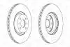 Тормозной диск передний FIAT BRAVO, DOBLO, FIORINO, IDEA, LINEA, STILO/ ABARTH/ ALFA ROMEO/ LANCIA CHAMPION 561387CH (фото 2)