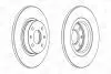 Гальмівний диск передній Alfa Romeo / Fiat / Lancia / Nissan CHAMPION 561469CH (фото 2)