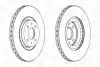 Тормозной диск передней. Fiat Tipo / Punto / Multipla / Alfa Romeo 145 / 146 / 155 CHAMPION 561508CH (фото 2)