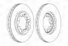 Гальмівний диск передній Ford Maverick / Nissan Pick Up, Pathfinder I, II, Terrano I, II CHAMPION 561523CH (фото 2)