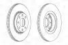 Гальмівний диск передній Opel Astra / Corsa / Vectra CHAMPION 561588CH (фото 2)