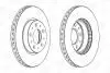 Гальмівний диск передній Volvo 850, 940, C70, S70, S90, V70, V90, XC70 (1996->) CHAMPION 561866CH (фото 2)