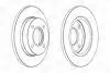 Тормозной диск передний FORD FIESTA, KA/ MAZDA 121 CHAMPION 562038CH (фото 2)