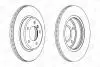 Тормозной диск передний BMW 3-Series, Z3, Z4 CHAMPION 562090CH (фото 2)