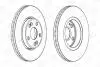Тормозной диск передний Renault Escape III, Kangoo, Laguna I, Safrane, Scenic I CHAMPION 562104CH (фото 2)