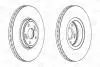 Тормозной диск передний RENAULT ESPACE, VEL SATIS CHAMPION 562187CH1 (фото 2)