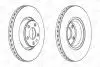 Тормозной диск передний Audi A6 C6 / A8 D3 / Saab 9-5 CHAMPION 562265CH1 (фото 2)