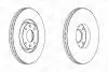 Диск тормозной передний (кратно 2шт.) CITROEN C4 Grand Picasso I (UA_) 06-13, C4 I (LC_) 04-14 CHAMPION 562267CH (фото 2)