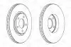 Гальмівний диск передній CHRYSLER GRAND VOYAGER, VOYAGER/ DODGE CARAVAN/ FIAT FREEMONT CHAMPION 562292CH (фото 2)