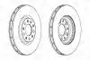 Тормозной диск передний Jeep Compas / Renegade / Fiat 500X / Alfa Romeo 159 / Giulietta CHAMPION 562299CH (фото 2)