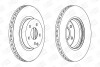 Гальмівний диск передній Mercedes CLS, E-Class / Saab 9-3 CHAMPION 562386CH (фото 2)