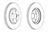 Тормозной диск передний Toyota Auris, Avensis, Corolla Verso CHAMPION 562430CH (фото 2)