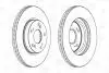 Тормозной диск передний Honda Civic IX, FR-V, Stream CHAMPION 562457CH (фото 2)