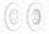 Тормозной диск передний Nissan Juke / Qashqai / Renault Koleos CHAMPION 562465CH (фото 1)