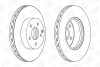 Гальмівний диск передній Mercedes C-Class (W204, S204), E-Class (W212, S212, A207, C207), SLK (R172) CHAMPION 562627CH (фото 2)