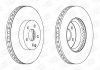 Тормозной диск передний Mercedes C / E / SLK CHAMPION 562647CH1 (фото 1)