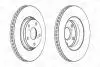Диск тормозной передний (кратно 2шт.) TOYOTA AURIS (_E15_) 06-12, AVENSIS (_T27_) 09-18 CHAMPION 562649CH (фото 2)