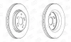 Диск тормозной передний (кртано 2) Honda CR-V (III,IV) CHAMPION 562746CH (фото 2)