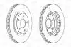 Гальмівний диск передній Mitsubishi ASX / Jeep Compas, Patriot / Dodge Avenger, Caliber / Chrysler CHAMPION 562790CH (фото 2)