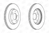 Диск тормозной передний (кртано 2) Hyundai Elantra (V,VI), i30 (11-)/ Kia Ceed (CHAMPION 562986CH (фото 2)