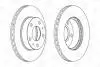 Диск гальмівний передній (кратно 2шт.) CITROEN JUMPER Van (230L) (94-02)/FIAT DUCATO (250_) (06-) CHAMPION 563021CH (фото 2)