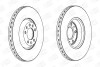 Гальмівний диск передній Peugeot 407, 607 / Citroen C5 III, C6 / Saab 9-5 CHAMPION 563031CH-1 (фото 2)