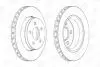 Гальмівний диск передній Jeep Cherokee, Compass / Dodge Nitro, Ram CHAMPION 563041CH (фото 2)