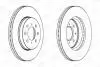 Гальмівний диск передній Honda City, Civic, Domani, Jazz CHAMPION 563065CH (фото 2)