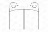 Гальмівні колодки передні Mercedes Opel / Audi / BMW / Ford / Volvo / Porsche CHAMPION 571279CH (фото 2)