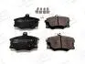 Тормозные колодки передние Fiat Punto / Ragata / Abarth / Alfa Romeo 145 / 155 CHAMPION 571309CH (фото 1)