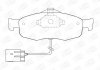 Тормозные колодки передние Ford Escort / Mondeo / Scorpio / Nissan Silvia CHAMPION 571522CH (фото 1)