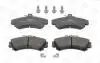 Колодки тормозные дисковые передние MITSUBISHI CARISMA (DA_) 95-06, COLT VI (Z3_A, Z2_A) 02-12 CHAMPION 571940CH (фото 1)