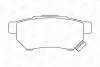 Колодки гальмівні задні дискові HONDA CIVIC VI Fastback (MA, MB) 94-01, CIVIC VI Hatchback (EJ, EK) 95-01 CHAMPION 572136CH (фото 2)