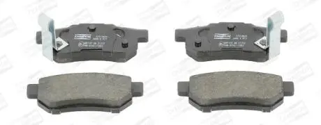 Колодки гальмівні задні дискові HONDA CIVIC VI Fastback (MA, MB) 94-01, CIVIC VI Hatchback (EJ, EK) 95-01 CHAMPION 572136CH