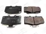 Колодки тормозные дисковые передние Toyota Land Cruiser (J7,J8,J9), 4 Runner (II CHAMPION 572140CH (фото 1)