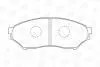 Колодки тормозные дисковые передние MITSUBISHI PAJERO JUNIOR I (H57A) 95-98 CHAMPION 572499CH (фото 2)