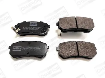 Колодки гальмівні задні дискові HYUNDAI i10 I (PA) 07-|KIA PICANTO I (SA) 04-12 CHAMPION 572527CH