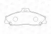 Тормозные колодки передние Ford Ranger / Mazda B- Serie CHAMPION 572537CH (фото 2)