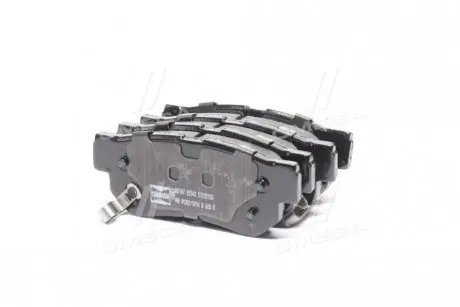 Гальмівні колодки задні Hyundai Santa Fe, Sonata, Elantra, Getz, Tucson / KIA Sportage, Magentis CHAMPION 572557CH