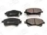 Гальмівні колодки передні Toyota Auris, Avensis, Verso CHAMPION 572600CH (фото 1)