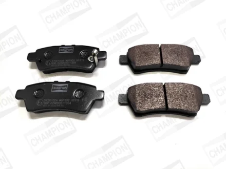 Колодки тормозные дисковые задние Nissan Navara (05-), Pathfinder III CHAMPION 572610CH