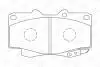 Тормозные колодки передние Toyota Fortuner / Hilux CHAMPION 572625CH (фото 2)