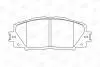 Колодки тормозные дисковые передние LEXUS CT (ZWA10_) 10-|TOYOTA PRIUS (_W3_) 08- CHAMPION 572631CH (фото 2)