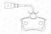 Гальмівні колодки задні Audi A4 / Ford Galaxy / Seat Alhambra / VW Sharan CHAMPION 573065CH (фото 2)