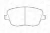 Тормозные колодки передние VW Polo Skoda Fabia, Roomster / Seat Cordoba, Ibiza CHAMPION 573101CH (фото 2)