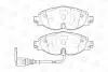 Гальмівні колодки передні Audi A3, Q2, Q3 / VW Golf VII, Caddy, Passat / Seat Leon / Skoda Octavia CHAMPION 573390CH (фото 2)