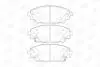 Колодки гальмові дискові передні Mazda 3 (BM) (13-) CHAMPION 573611CH (фото 2)