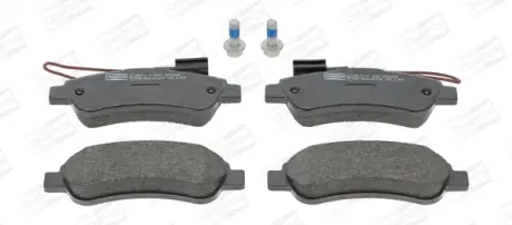 Колодки тормозные дисковые задние Citroen Jumper II/ Fiat Ducato (06-) (CHAMPION 573632CH